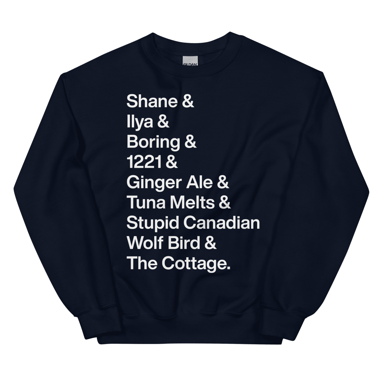 Shane & Ilya & Heated Rivalry Iconic Words Sweatshirt - Polychrome Goods