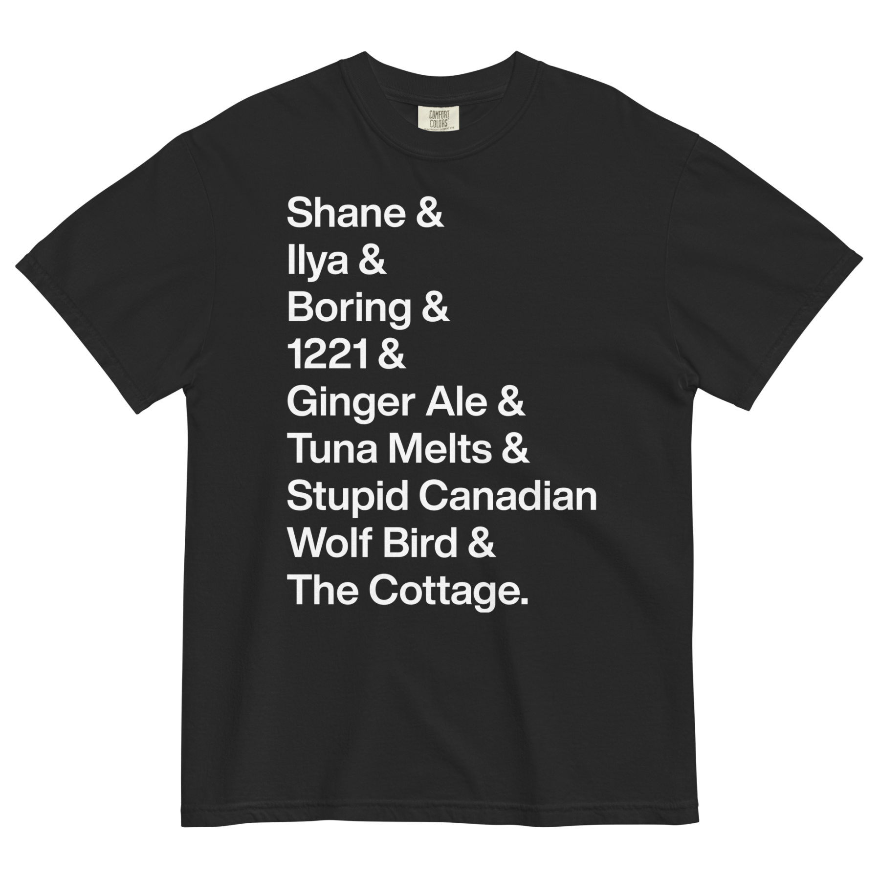 Shane & Ilya & Iconic Words T-Shirt - Polychrome Goods
