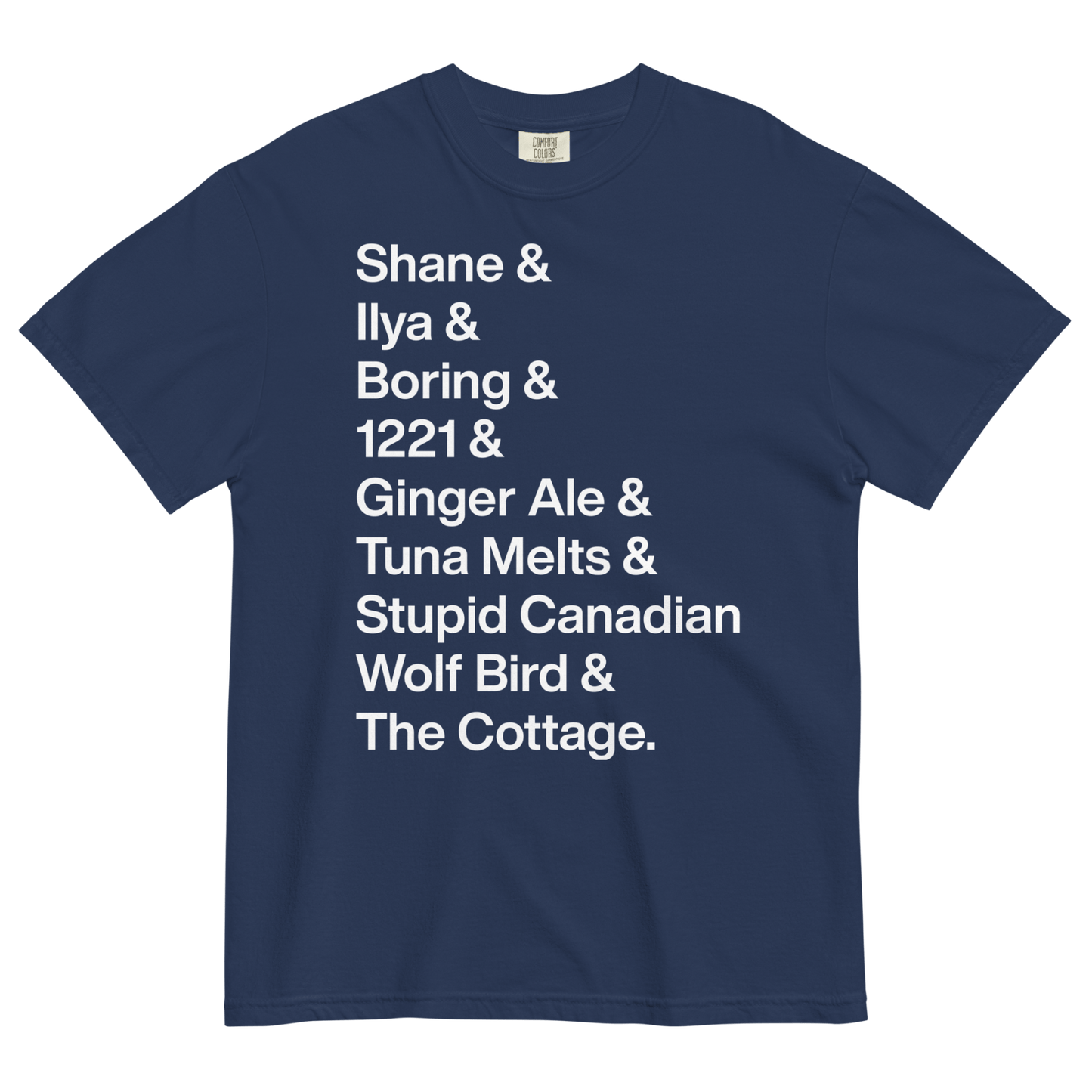 Shane & Ilya & Iconic Words T-Shirt - Polychrome Goods