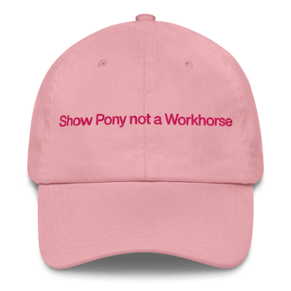 Show Pony not a Workhorse Embroidered Hat - Polychrome Goods 🍊