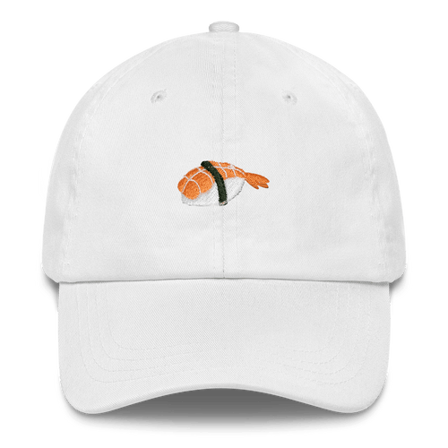 Shrimp Sushi Embroidered Hat