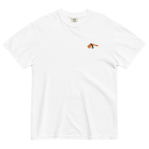 Shrimp Sushi Embroidered T-Shirt 🍤