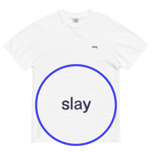 Slay Emboirdered Shirt - Polychrome Goods 🍊