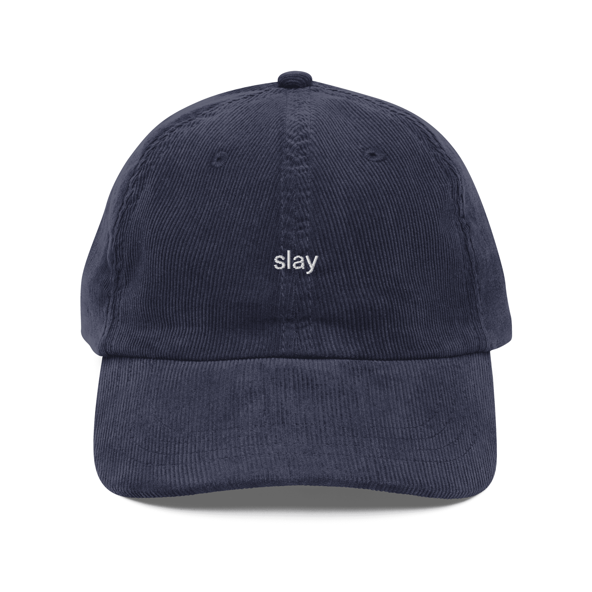 'slay' Vintage Corduroy Cap - Polychrome Goods 🍊