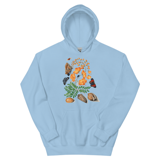 Snails and Butterflies Hoodie - Polychrome Goods 🍊