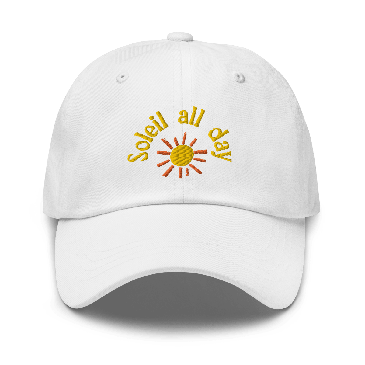 Soleil All Day Embroidered Hat ☀️ - Polychrome Goods 🍊