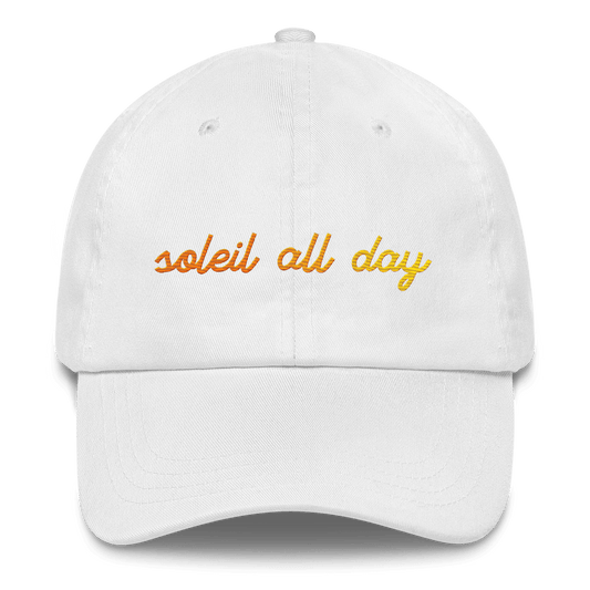 Soleil All Day Gradient Embroidered Hat ☀️ - Polychrome Goods 🍊