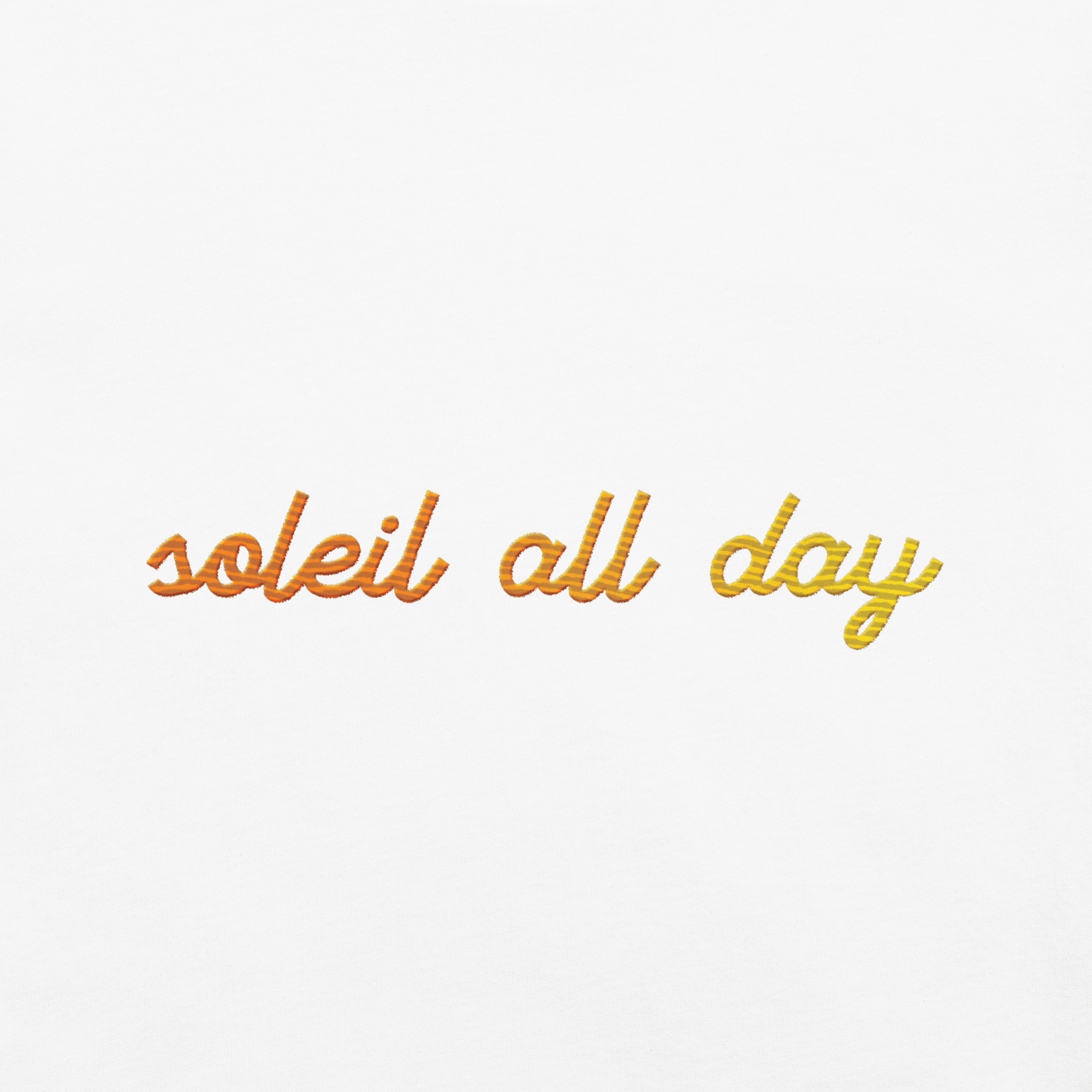 Soleil All Day Gradient Embroidered Shirt ☀️ - Polychrome Goods 🍊