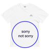 Sorry, Not Sorry Embroidered Shirt - Polychrome Goods 🍊