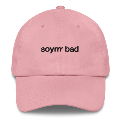 soyrrr bad Embroidered Hat - Polychrome Goods 🍊