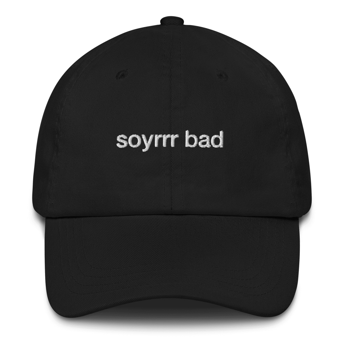 soyrrr bad Embroidered Hat - Polychrome Goods 🍊