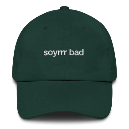 soyrrr bad Embroidered Hat - Polychrome Goods 🍊