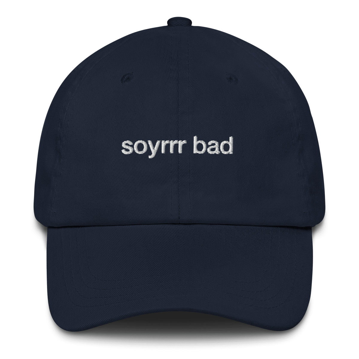 soyrrr bad Embroidered Hat - Polychrome Goods 🍊