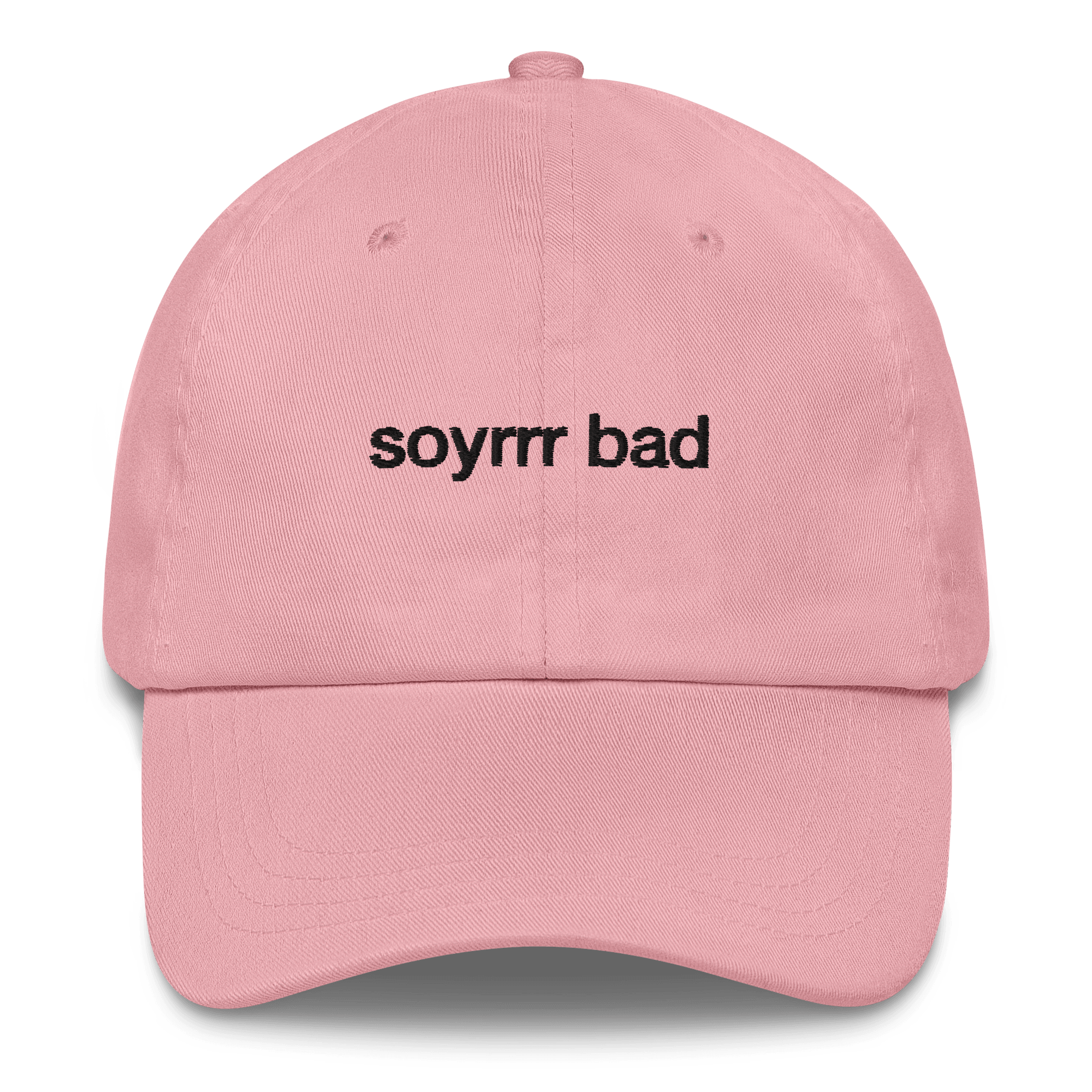 soyrrr bad Embroidered Hat - Polychrome Goods 🍊