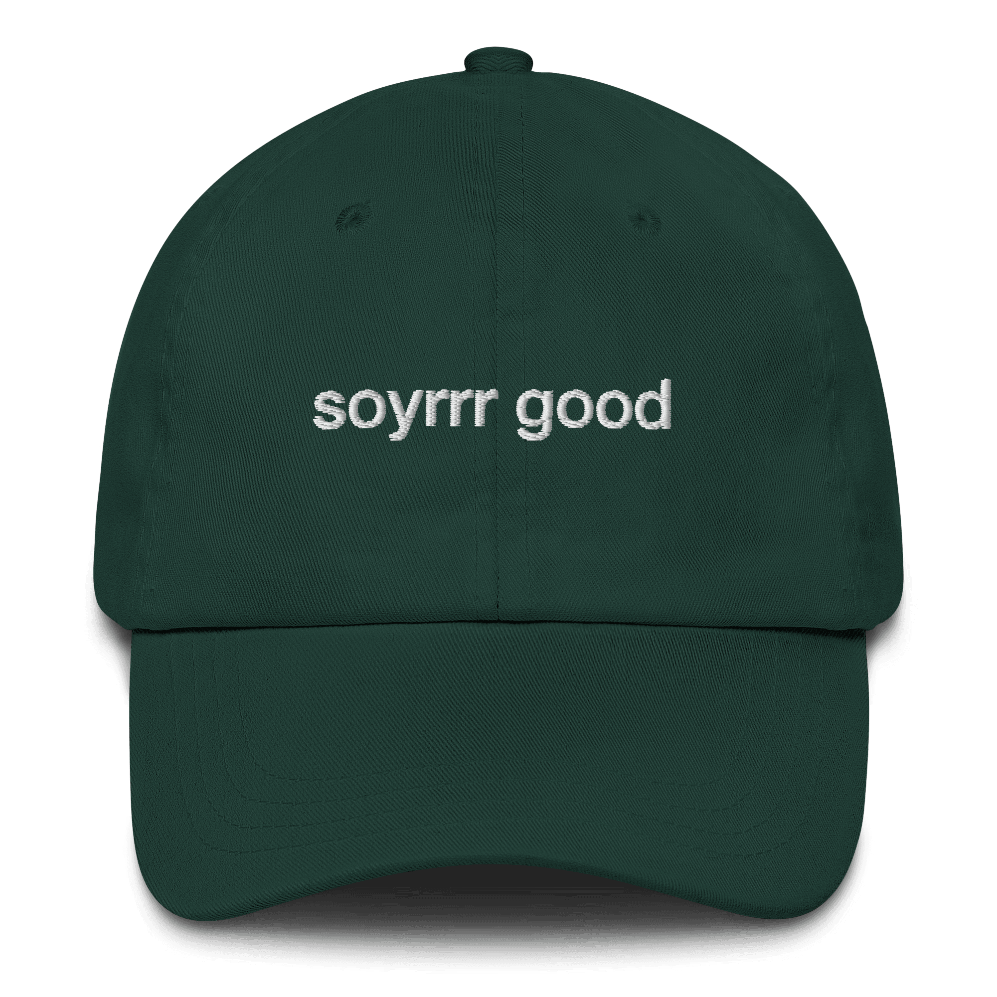 soyrrr good Embroidered Hat - Polychrome Goods 🍊