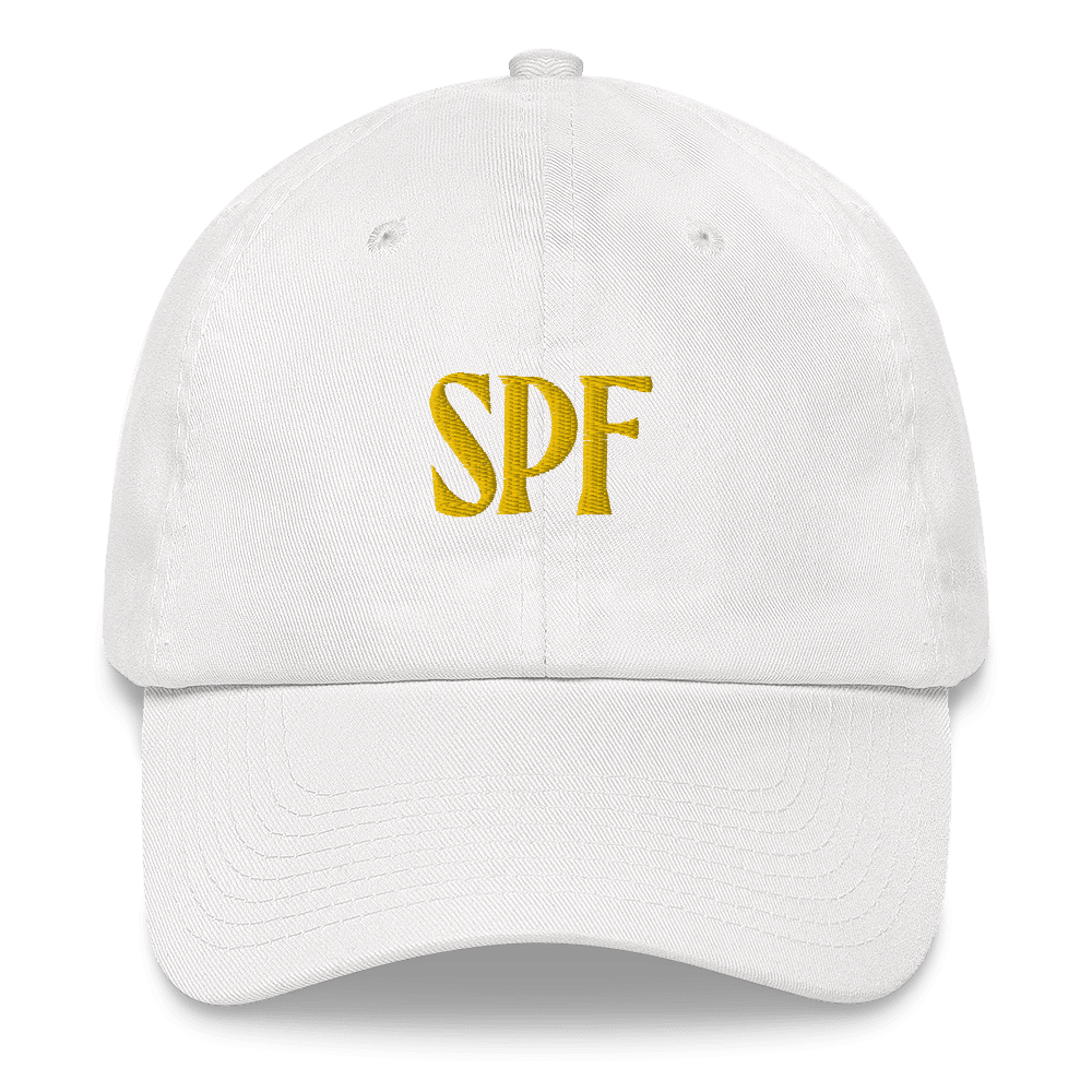 SPF Embroidered Hat - Polychrome Goods 🍊