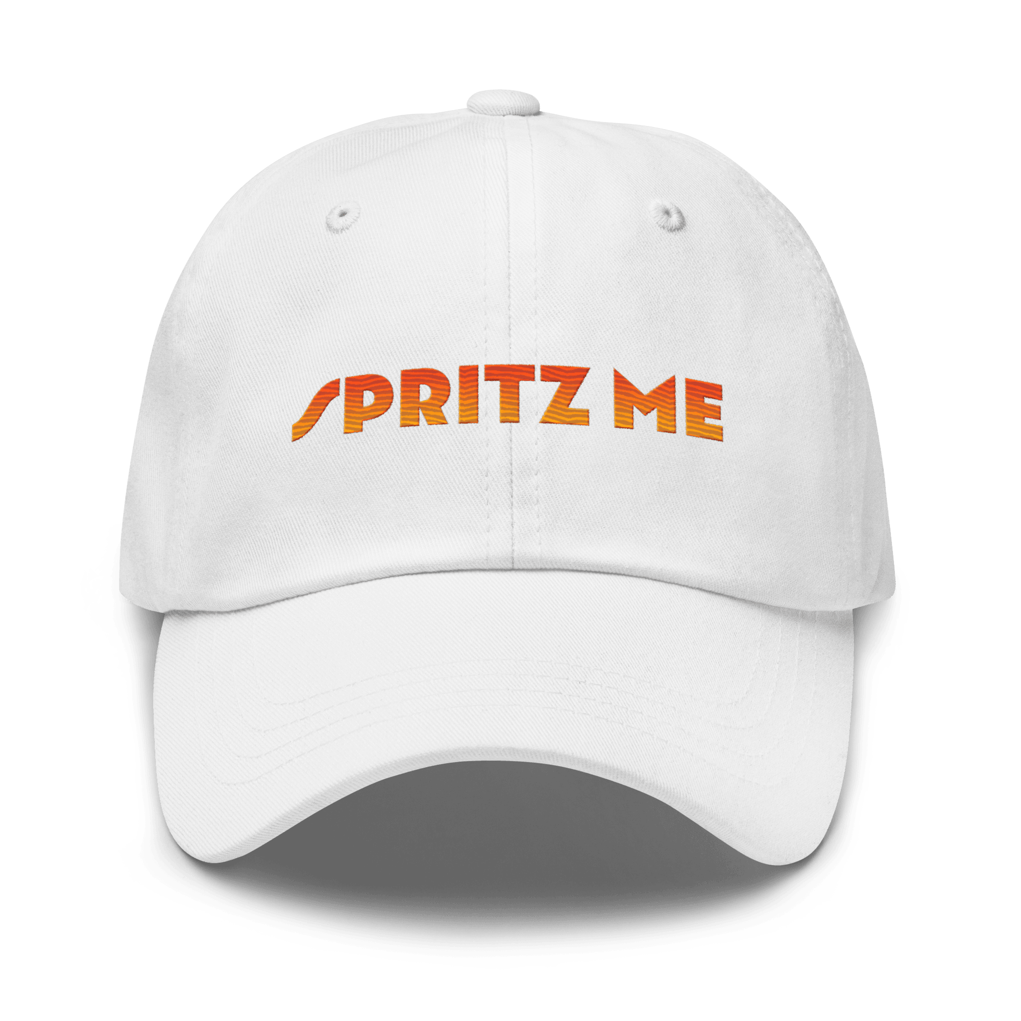 Spritz Me Embroidered Hat - Polychrome Goods 🍊