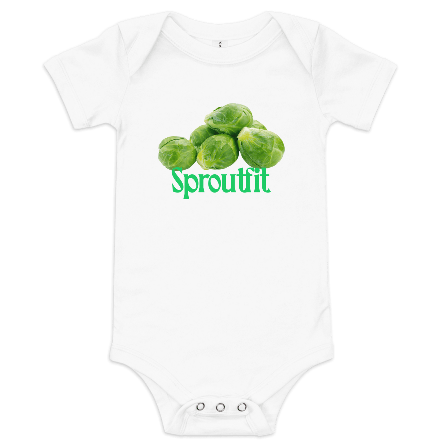 Sproutfit Brussels Sprouts Baby Onesie - Polychrome Goods 🍊