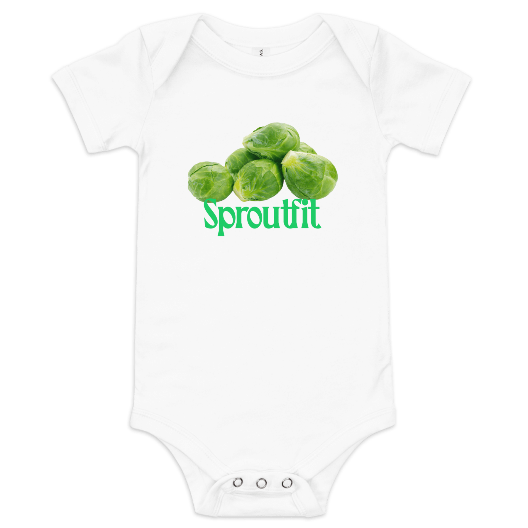Sproutfit Brussels Sprouts Baby Onesie - Polychrome Goods 🍊