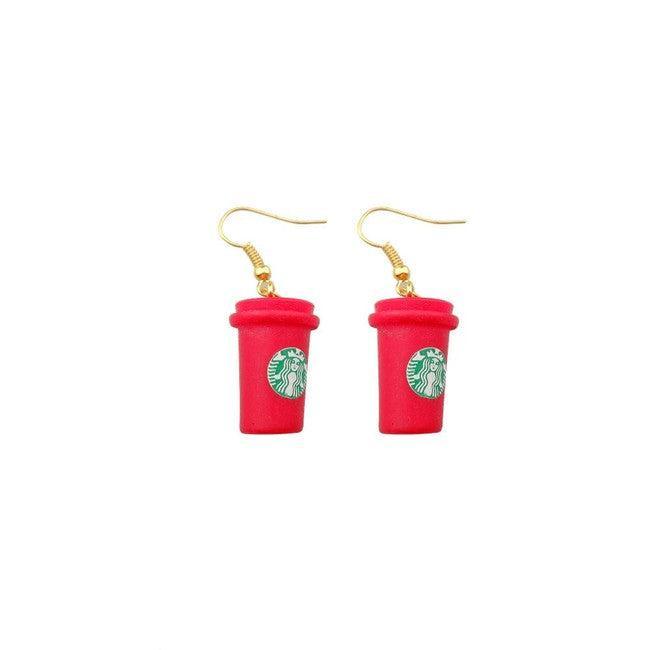 Starbucks Coffee Earrings - Polychrome Goods 🍊