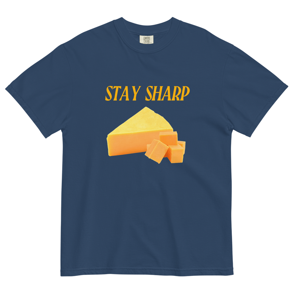STAY SHARP Cheese T-Shirt – Polychrome Goods