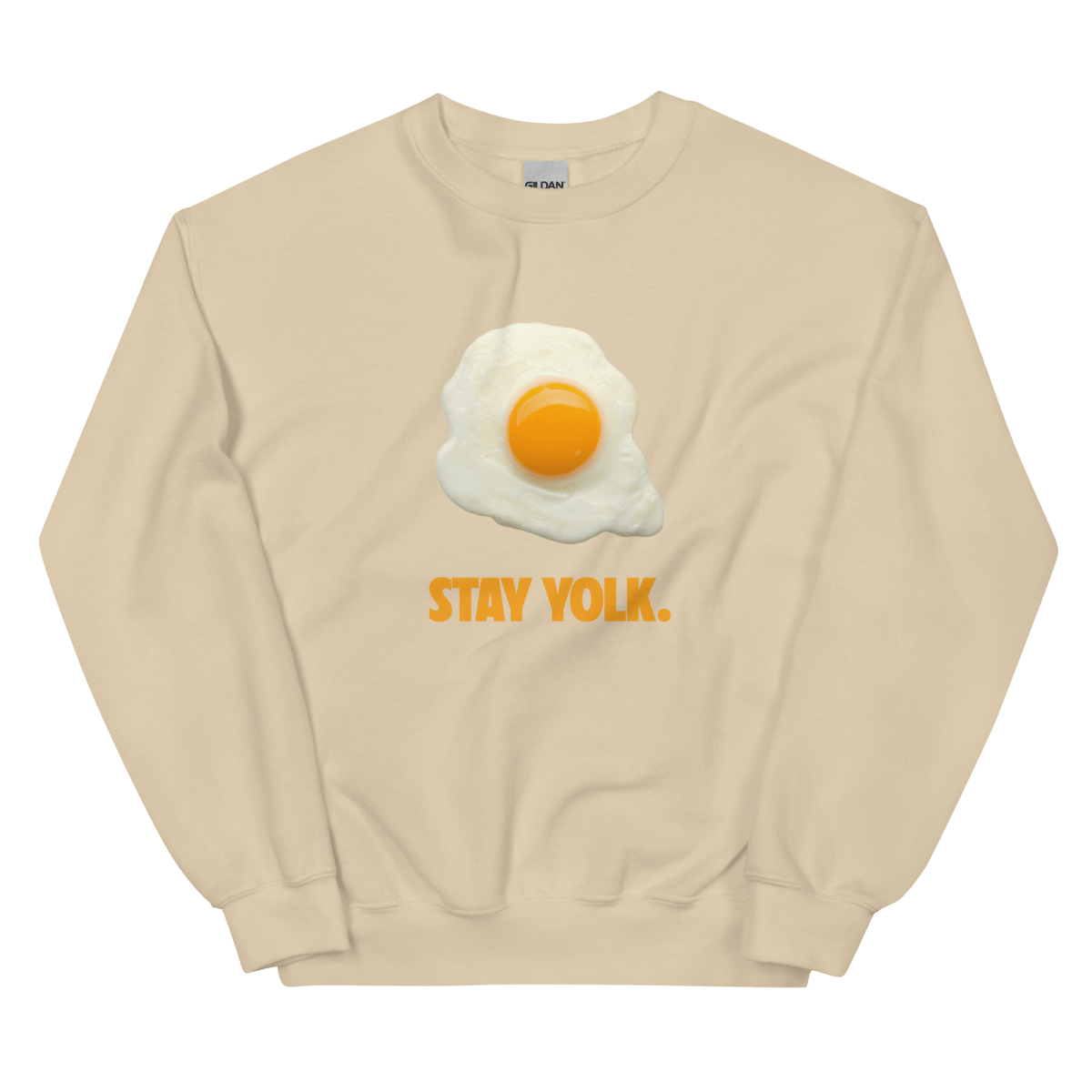 Stay Yolk. Sweatshirt 🍳 - Polychrome Goods 🍊