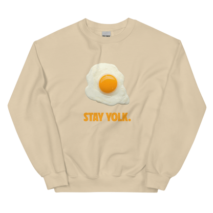 Stay Yolk. Sweatshirt 🍳 - Polychrome Goods 🍊