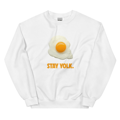 Stay Yolk. Sweatshirt 🍳 - Polychrome Goods 🍊