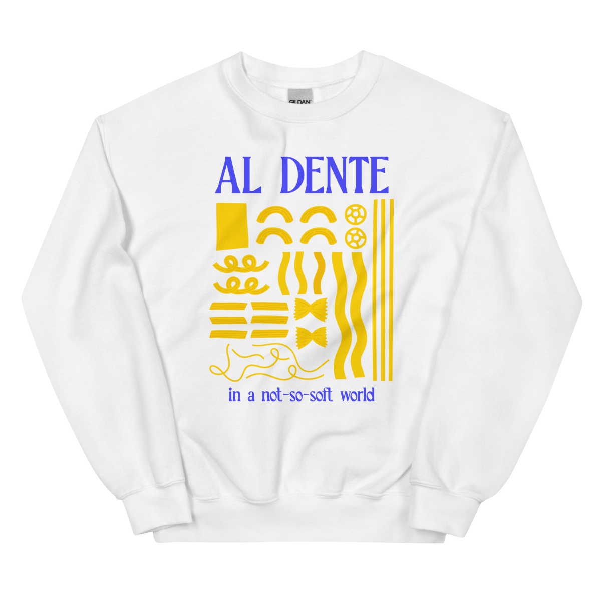 Staying Al Dente 🍝 Sweatshirt - Polychrome Goods 🍊