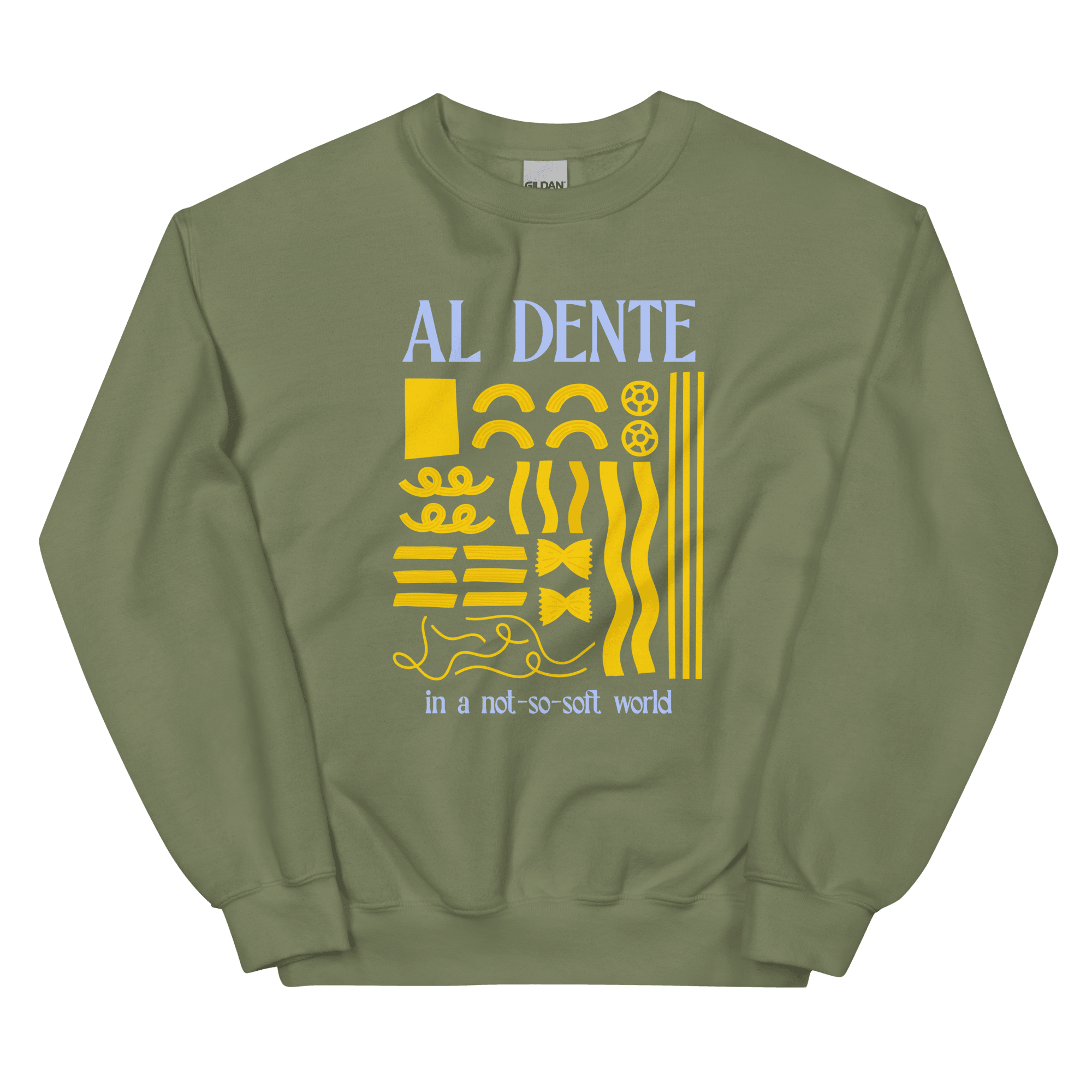 Staying Al Dente 🍝 Sweatshirt - Polychrome Goods 🍊