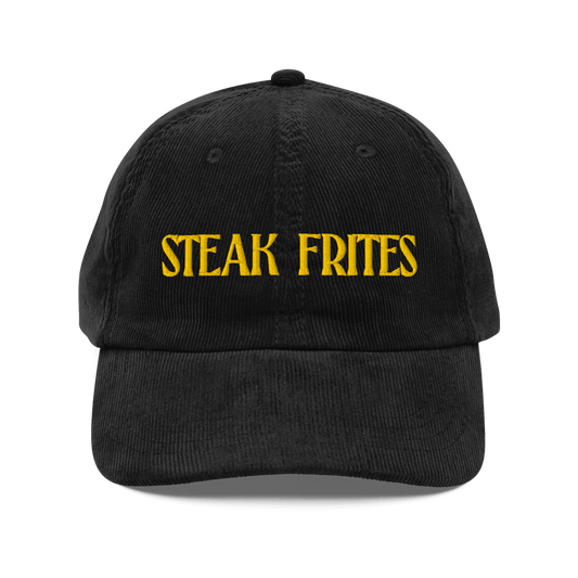 STEAK FRITES Embroidered Corduroy Hat - Polychrome Goods 🍊