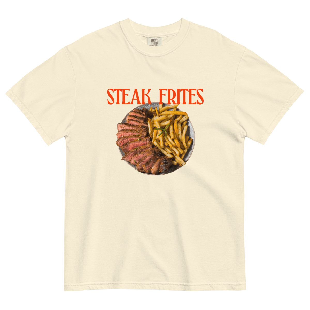 STEAK FRITES 🥩🍟 Shirt - Polychrome Goods 🍊