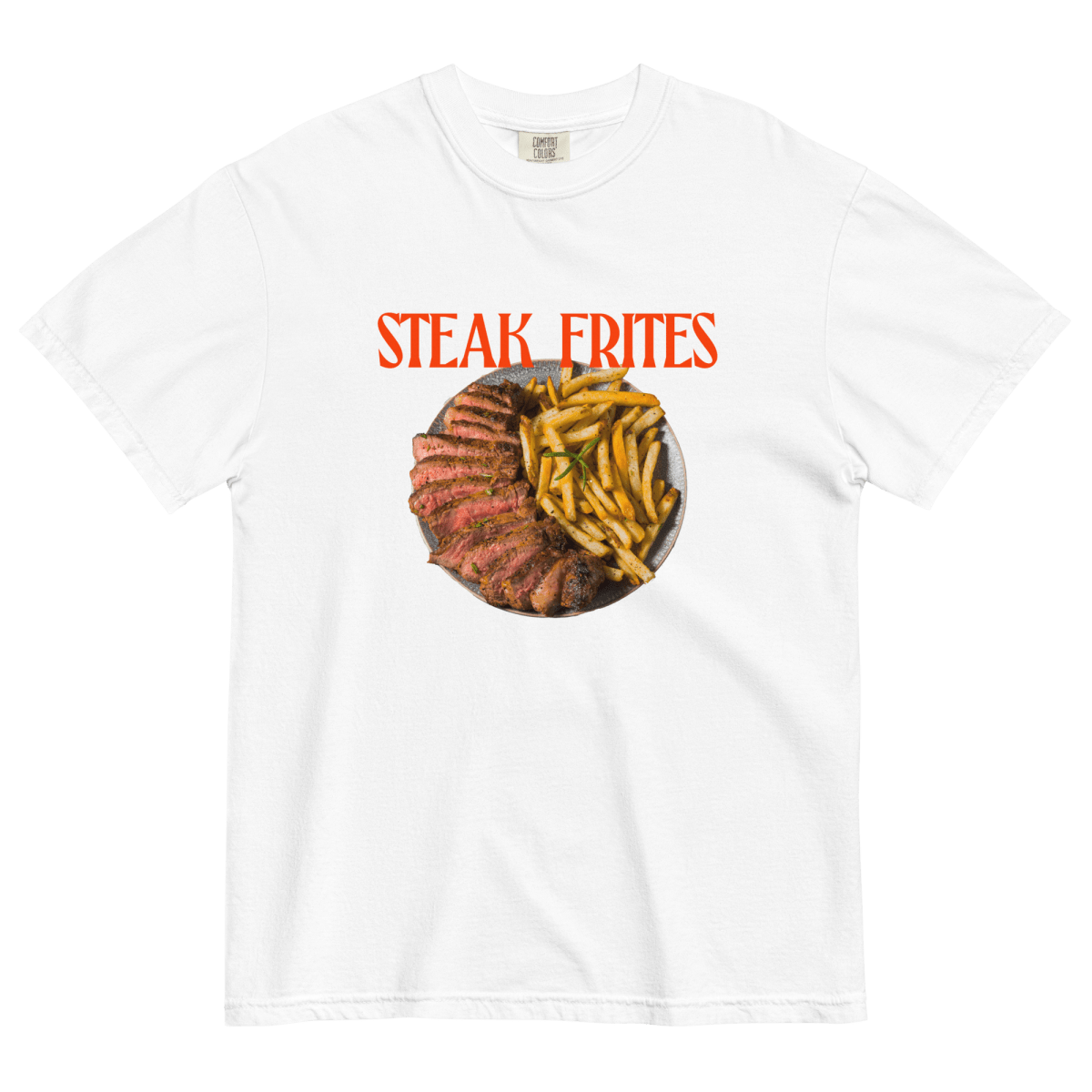 STEAK FRITES 🥩🍟 Shirt - Polychrome Goods 🍊