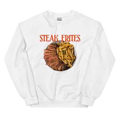 STEAK FRITES 🥩🍟 Sweatshirt - Polychrome Goods 🍊