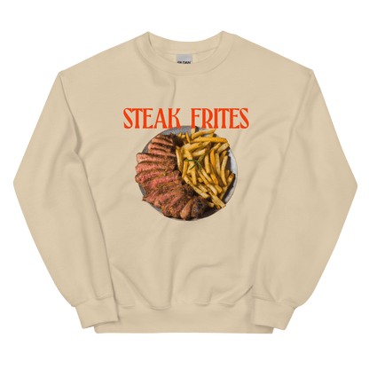 STEAK FRITES 🥩🍟 Sweatshirt - Polychrome Goods 🍊