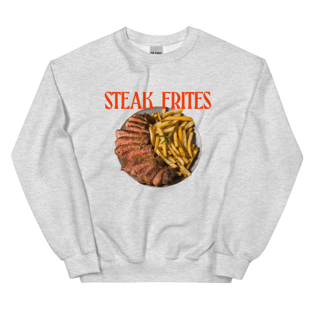 STEAK FRITES 🥩🍟 Sweatshirt - Polychrome Goods 🍊