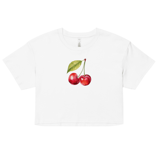 Summer Cherries Crop Top - Polychrome Goods 🍊