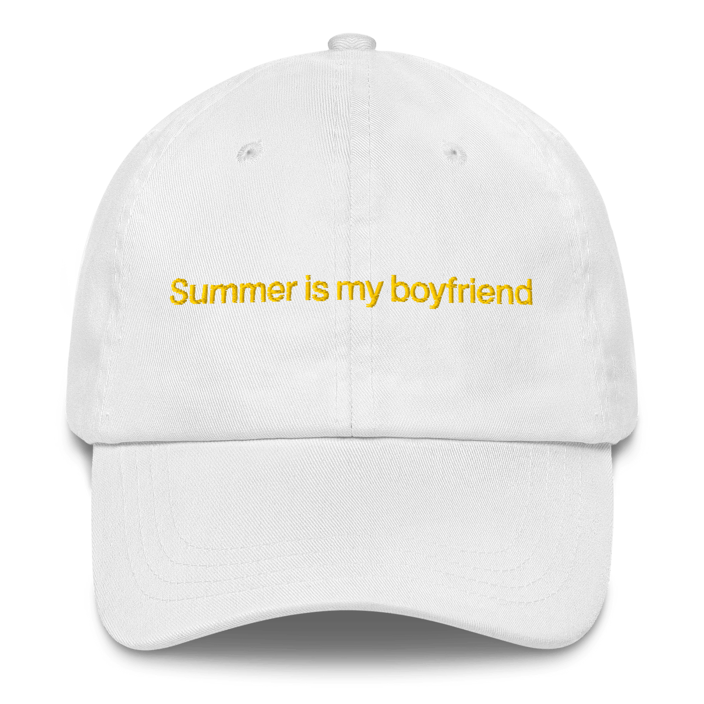 Summer Is My Boyfriend Embroidered Hat - Polychrome Goods 🍊