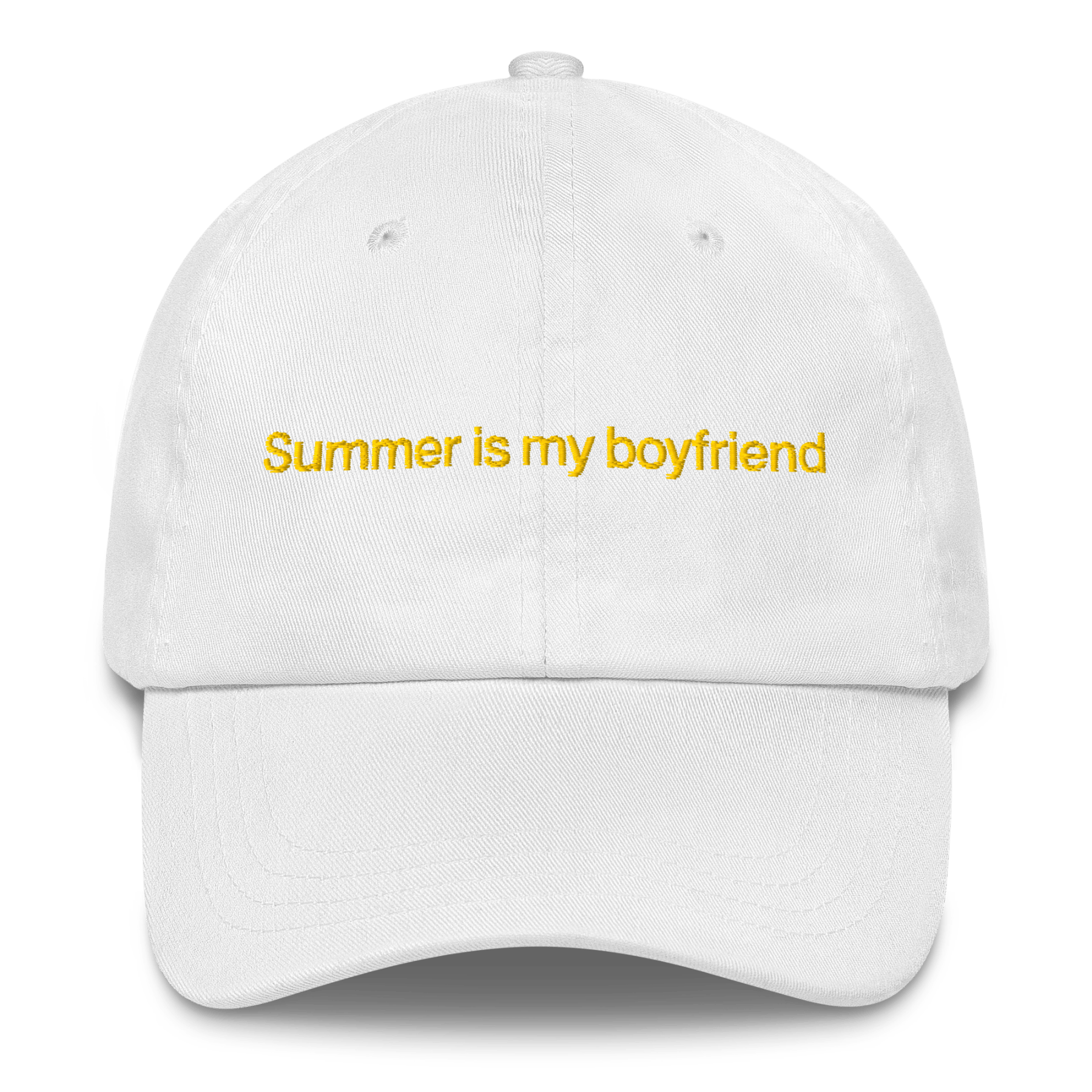 Summer Is My Boyfriend Embroidered Hat - Polychrome Goods 🍊