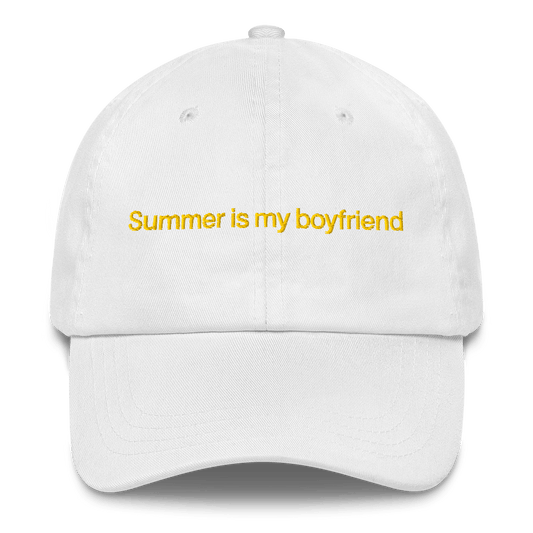 Summer Is My Boyfriend Embroidered Hat - Polychrome Goods 🍊