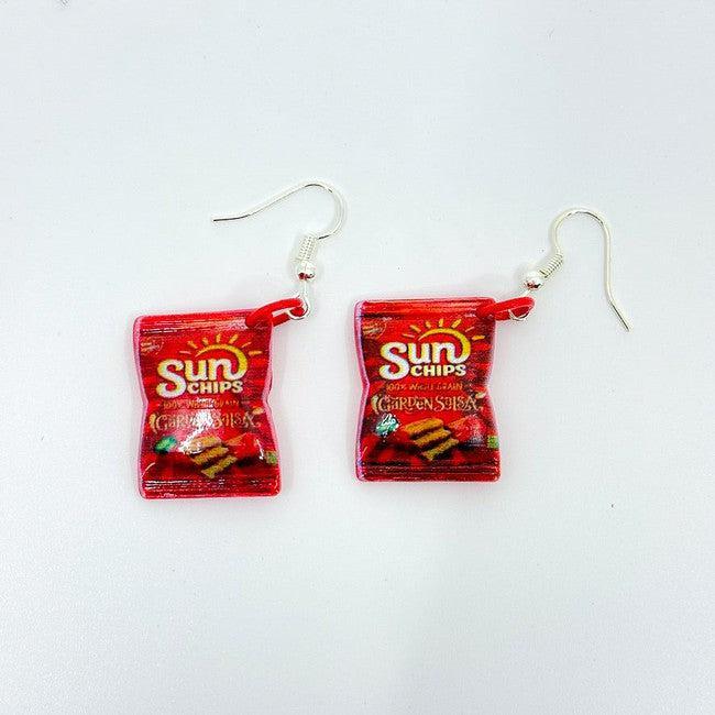 Sun Chips Garden Salsa 3D Earrings - Polychrome Goods 🍊