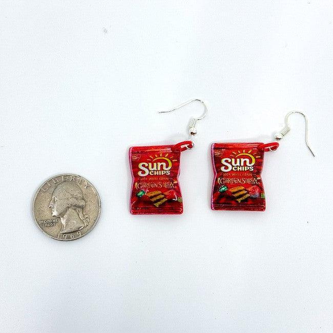 Sun Chips Garden Salsa 3D Earrings - Polychrome Goods 🍊