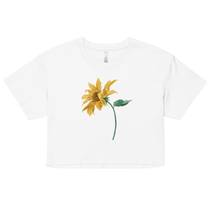 Sunny Sunflower Crop Top - Polychrome Goods 🍊