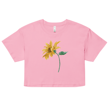 Sunny Sunflower Crop Top - Polychrome Goods 🍊