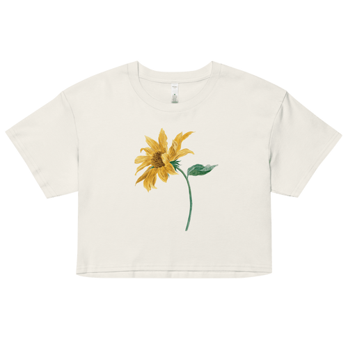 Sunny Sunflower Crop Top