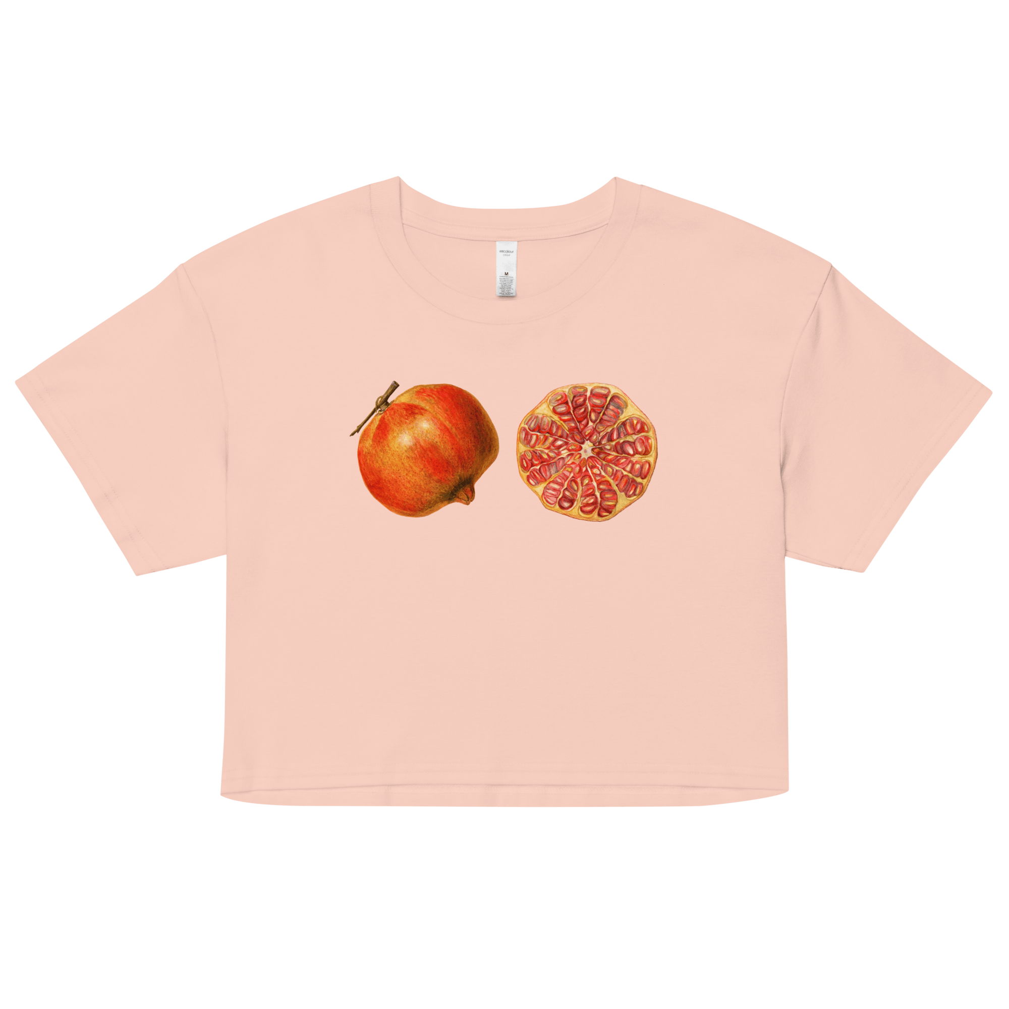 Sweet Pomegranate Fruit Crop Top - Polychrome Goods 🍊