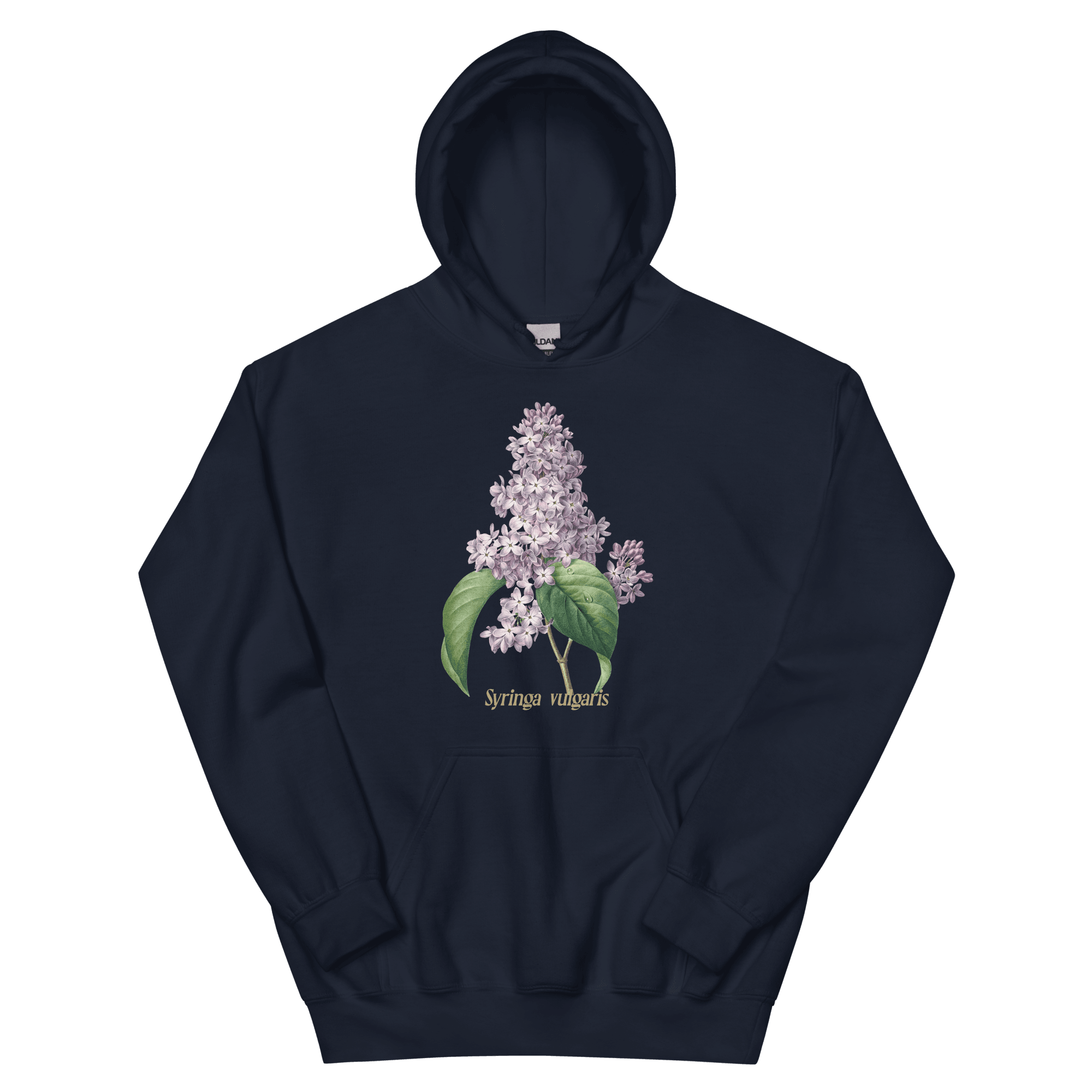 Syringa Vulgaris Lilac Flower Hoodie - Polychrome Goods 🍊