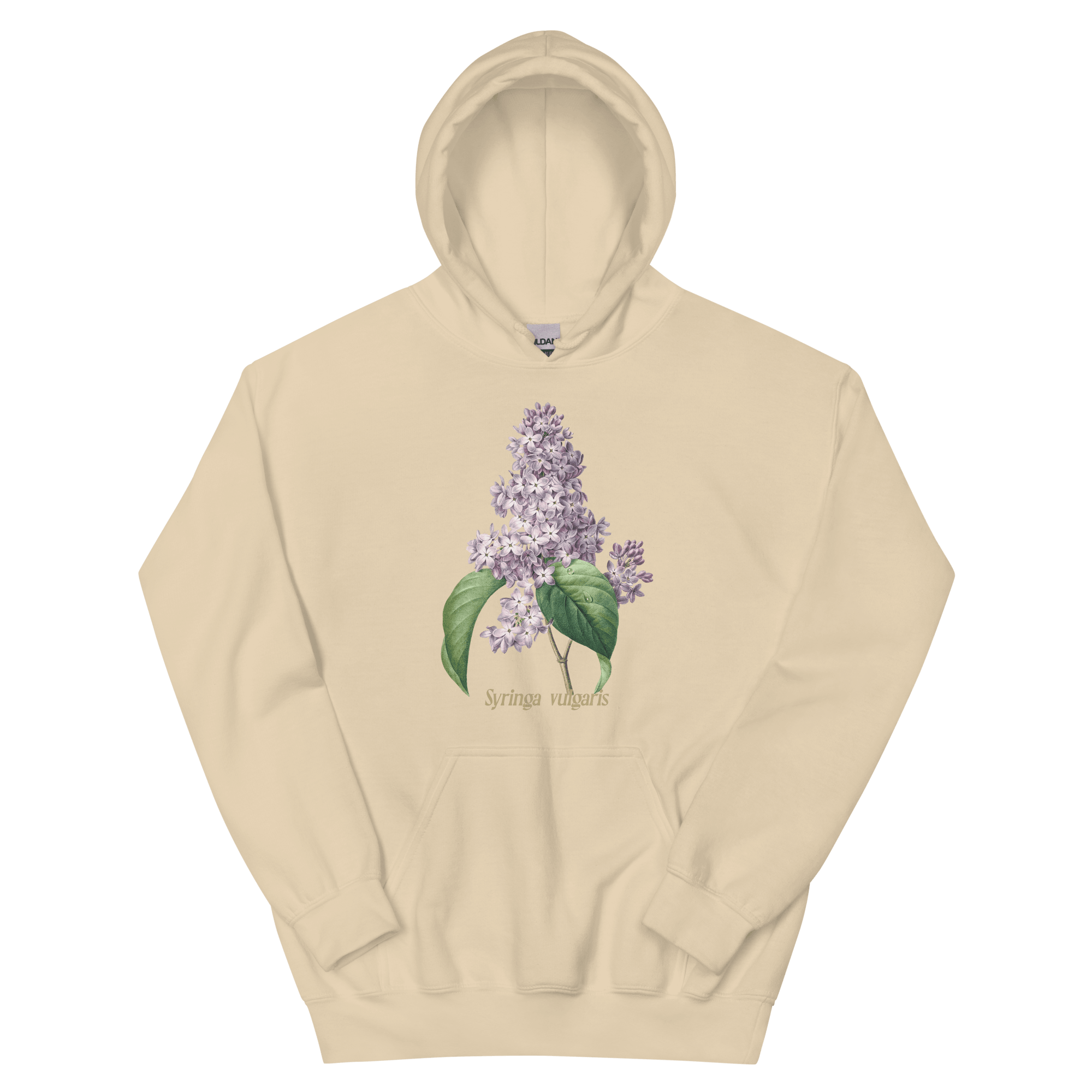 Syringa Vulgaris Lilac Flower Hoodie - Polychrome Goods 🍊