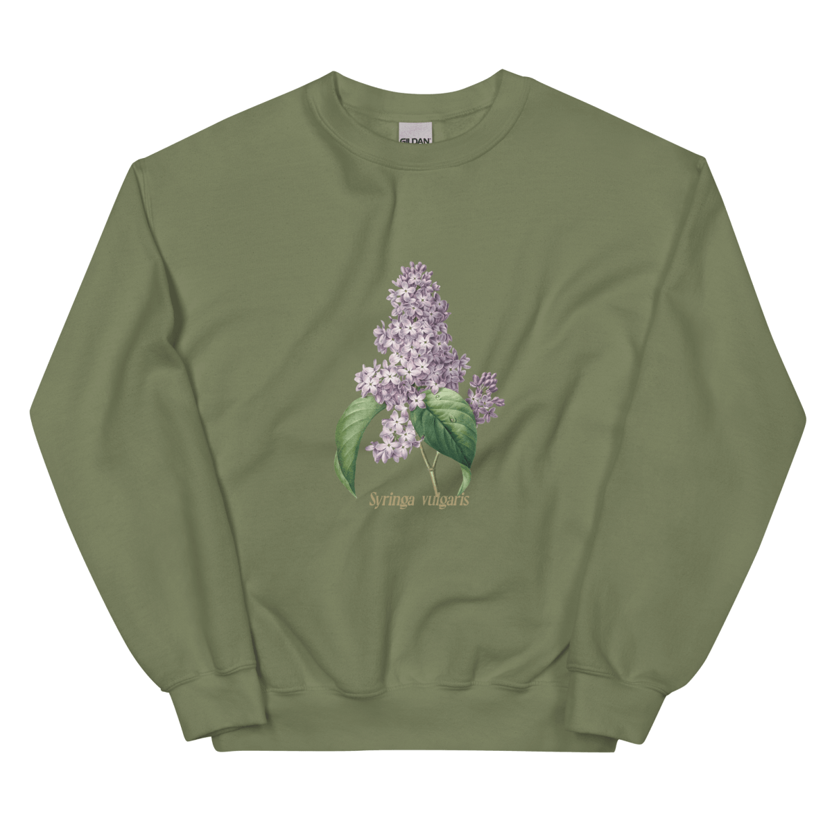 Syringa Vulgaris Lilac Flower Sweatshirt - Polychrome Goods 🍊