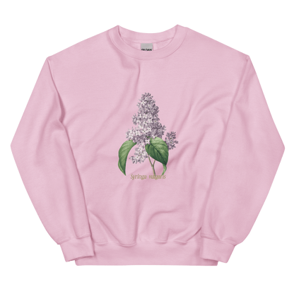 Syringa Vulgaris Lilac Flower Sweatshirt - Polychrome Goods 🍊